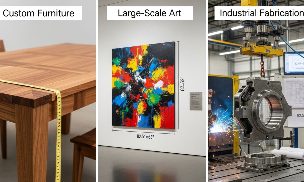 Exploring 82.51 × 63 Dimensions: Uses in Art & Industry